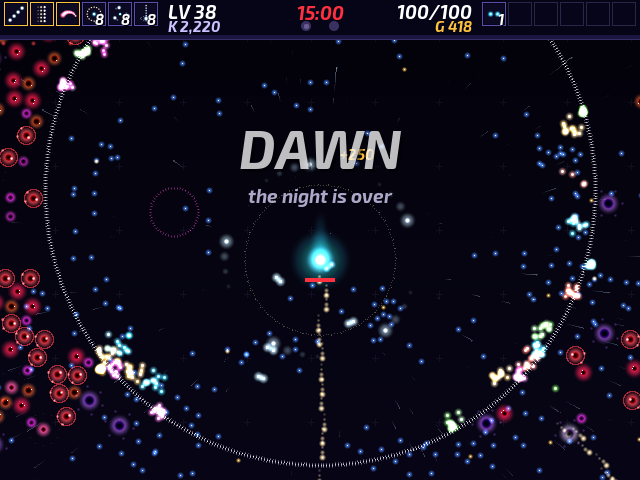 Dawn at 15:00: the night is over